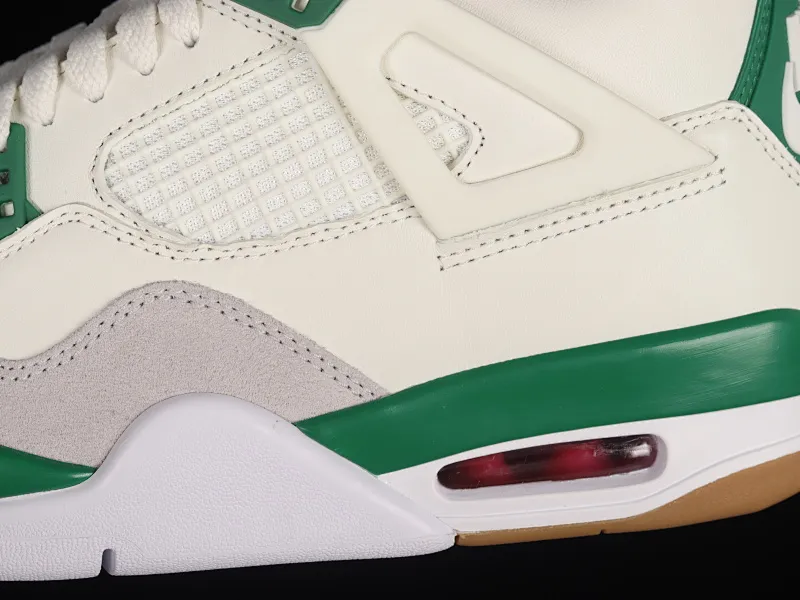All categories Air Jordan Jordan series basketball shoes Air Jordan 4 LW version Nk SB x Air Jordan 4 "Pine Green" AJ4 Joe 4 joint white green DR5415-103